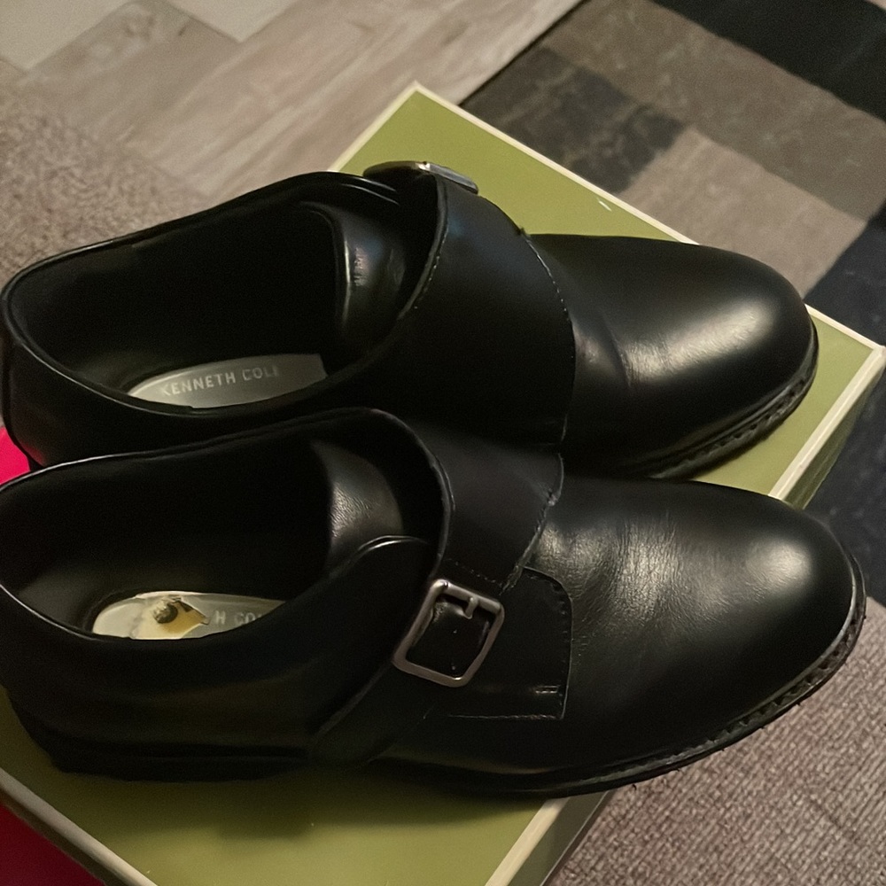 Kenneth Cole boys dress shoes worn 1x